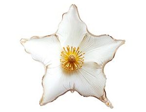 1207-6582 К ФИГУРА GLAM Цветок белый