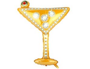 1207-6585 К ФИГУРА GLAM Бокал Мартини