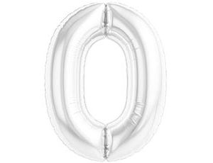 1207-6587 Р ЦИФРА 0  40" Белый блеск