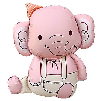 1207-6654 К ФИГУРА Слоненок розовый