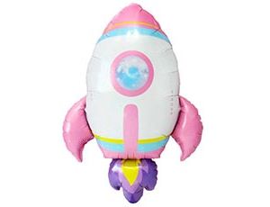 1207-6681 К ФИГУРА Ракета розовая