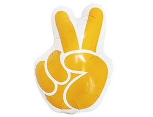 1207-6684 К ФИГУРА Жест из пальцев Мир и Победа