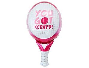 1207-6686 К ФИГУРА Ракетка теннисная розовая