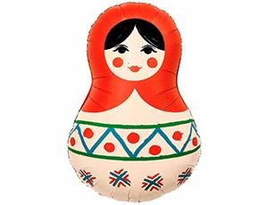 1207-6716 Р ФИГУРА Матрешка Русский узор