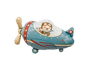 1207-6730 Р ФИГУРА Самолет с медведем