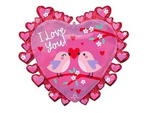 1207-6738 А ФИГУРА/P35 ILY Птички влюбленные