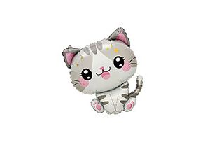 1207-6768 К ФИГУРА Котик серо-белый