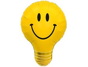 1207-6858 Р ФИГУРА Лампочка Смайл