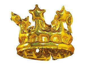 1208-0719 К ФИГУРА AIR Корона золото блеск