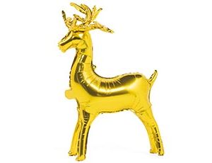 1208-0762 К ФИГУРА AIR 3D Олень золотой малый