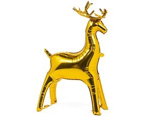 1208-0764 К ФИГУРА AIR 3D Олень золотой большой