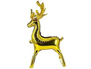 1208-0843 К ФИГУРА AIR 3D Олень золотой Макси