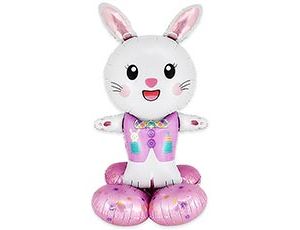 1208-0856 К ФИГУРА AIR Заяц жилетка розовая