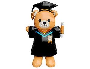 1208-0937 К ФИГУРА AIR Мишка Выпускник сатин