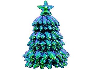 1208-0984 К ФИГУРА AIR Елка зеленая перламутр DIY