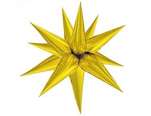 Звезда подвесная 3D (30 см)