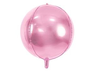 1209-0412 ПД 3D СФЕРА Б/РИС 16"Металлик Light Pink