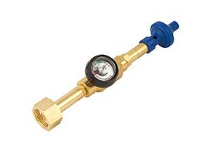 1301-0676 ГО с наж клапаном и манометром-прямой/Ки