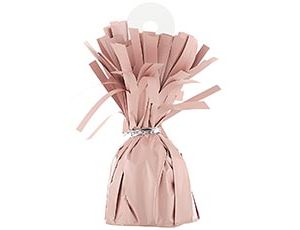 1302-1652 Грузик д/шара Конус розовый пастель 170г