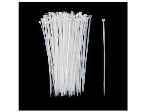 1302-1724 Стяжка Хомут белый 3,6х200мм 100шт/G