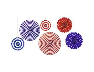 1409-0151 Фант Триколор ассорт 20-30-40см 6шт/A