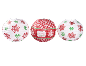 1410-0610 Фонарик бум Рождество 24см 3шт/А