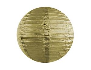 1410-0752 Фонарик бумажный золотой 25см/PD
