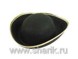 1501-0437 Шляпа фетр Пирата ассорти/G