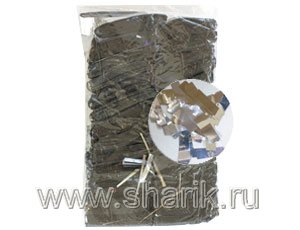 1501-0957 Конфетти фольг негорящ серебро 500г