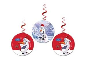 1501-2603 Спираль Олаф новый год 3шт/Р