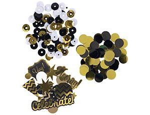 1501-3984 Конфетти Колпаки металл зол 3вида 34гр/А