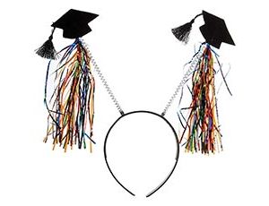 1501-4194 Ободок-антенки Выпускник Дождик/A