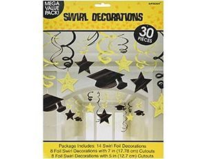 1501-4252 Спираль Выпускник Yellow 46-60см 30шт/A