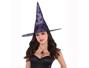 1501-4431 Шляпа HWN Ведьма Паутина фиолетовая/A