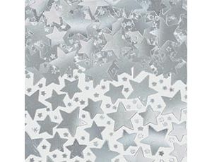 1501-5319 Конфетти Звезды серебро 70гр/A