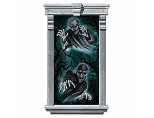 1501-5434 Декорация Окно Призраки 165х85см 2шт/А