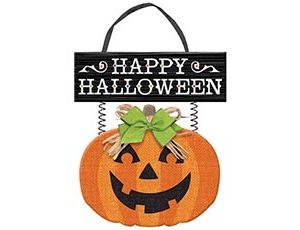 1501-5473 Подвеска HAPPY HWN Тыква блеск 31х36см/А