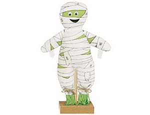 1501-5492 Фигура на подст Мумия забавная 28см/А