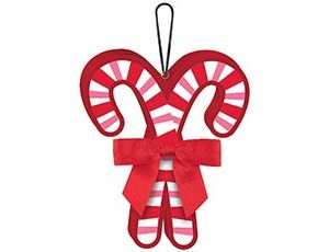 1501-5638 Фигура подвес Леденец-трость дерев13см/А