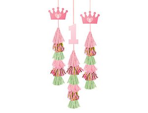 1501-5919 Подвеска Тассел 1й ДР Девочка 1,98м3шт/А