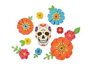 1501-5978 Декор-комплект бум HWN Цветы 18шт/А