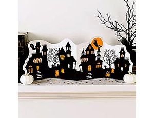 1501-6011 Декор настол HWN Город-призрак 25х68см/А