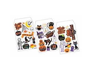 1501-6012 Наклейка н/окно HWN Друзья 36шт/А