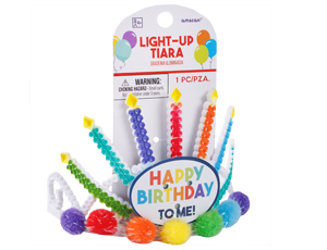 1501-6199 Ободок светящ Happy Birthday to me/А