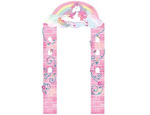 1501-6213 Украшение на дверь Единорог 115х190см/А