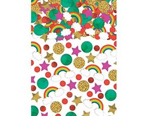 1501-6260 Конфетти  Радуга ассорти блеск 70гр/А