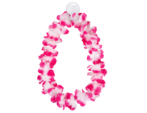 1501-6431 Гавайи Цветы розовые/белые 105см/G