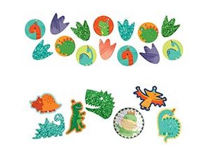 1501-6472 Конфетти Дино фольг/блеск 5-8см 48шт/А