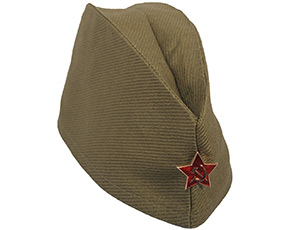 1501-6620 Пилотка военная со звездой текстиль р.54