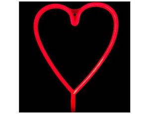 1501-6630 Фигура светящ LED Сердце красное/G